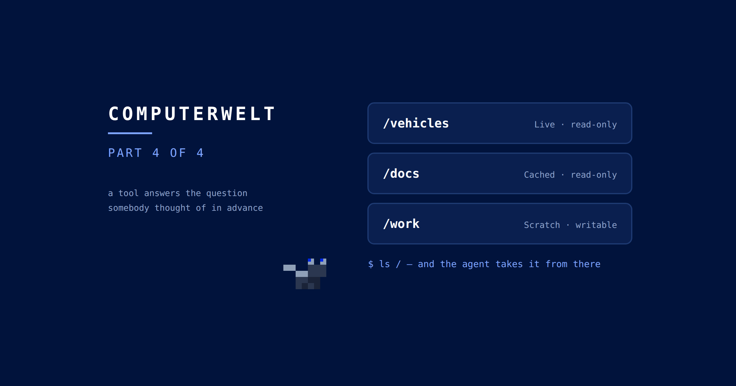 Give your agent a secure filesystem and a work environment