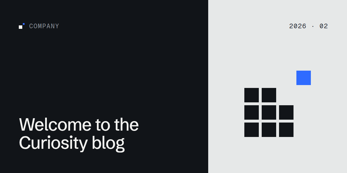 Welcome to the Curiosity blog
